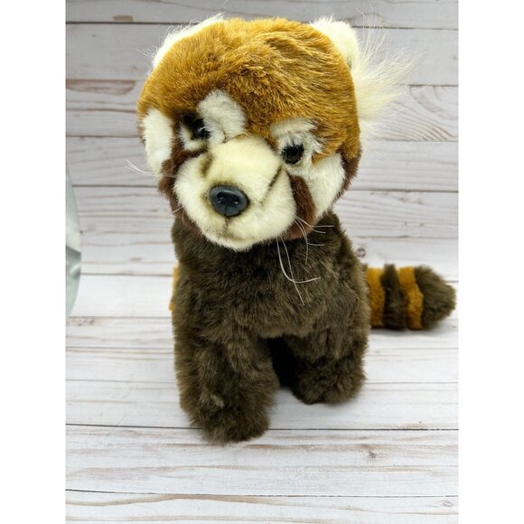 Fiesta Red Panda 12" Plush Realistic Stuffed Animal Striped Tail Cute Toy - Picture 3 of 15